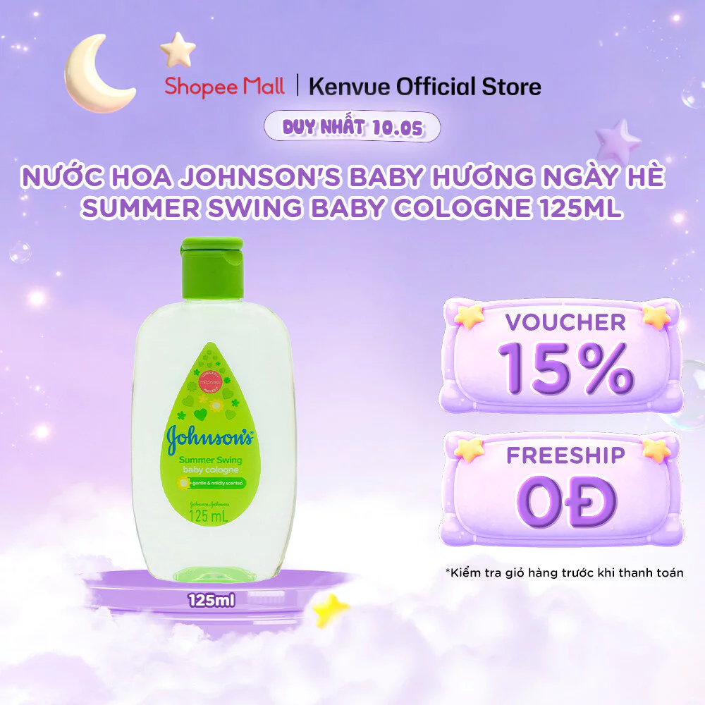 Nước hoa Johnson`s Baby hương phấn hoa/ hương ban mai / hương ngày hè 125ml - 100809603