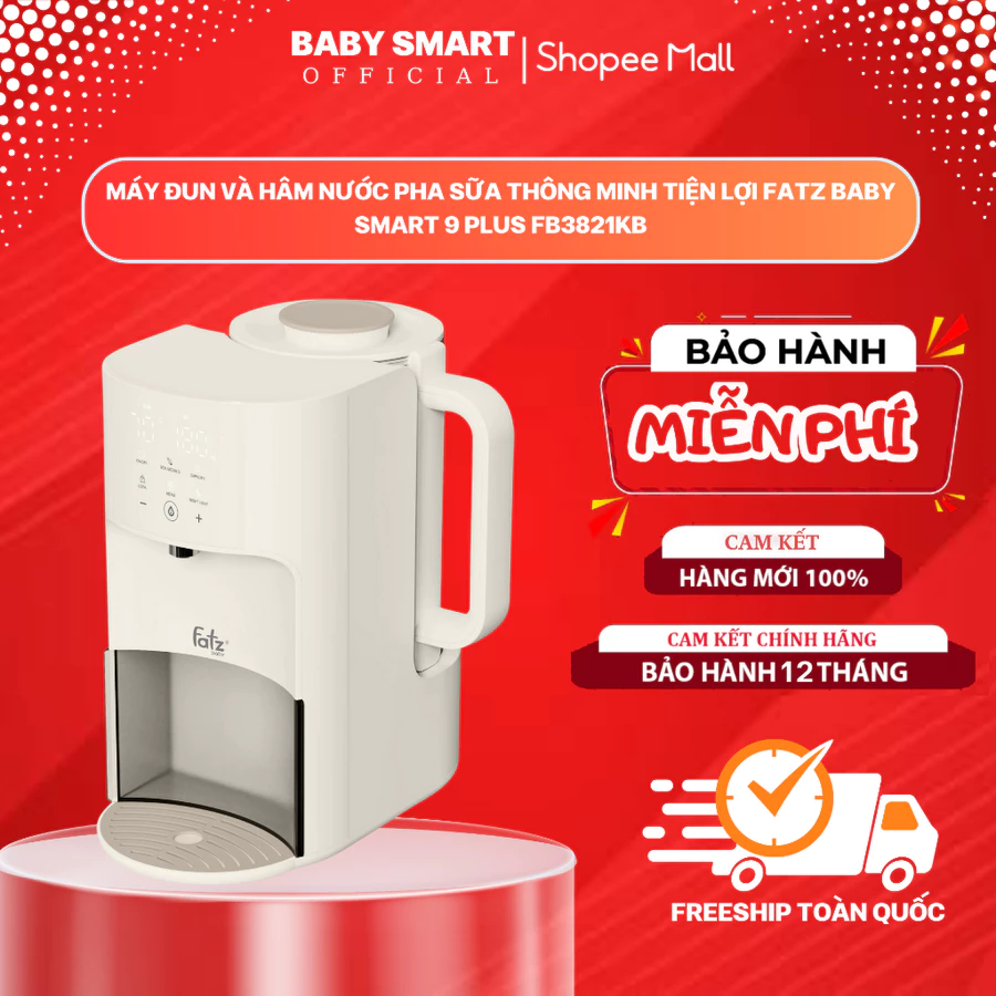 Máy đun và hâm nước pha sữa Fatz Baby Smart 5 Plus - Smart 8 Plus - Smart 9 Plus